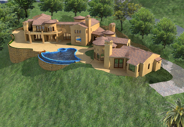 3D modeling of resorts